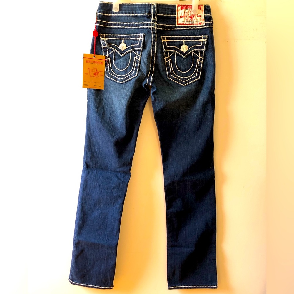 NWT True Religion Women Straight Jeans Made in USA
